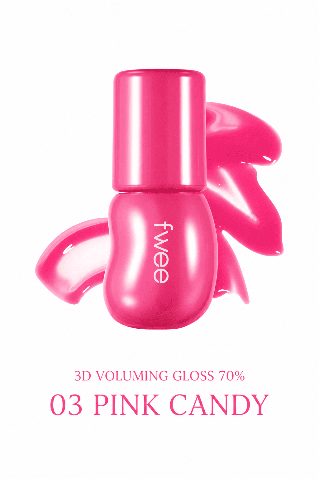 Fwee 3D Voluming Gloss 70% 03 Pink Candy Dudak Parlatıcısı 5.3g Fwee 3D Voluming Gloss 70% 03 Pink Candy Dudak Parlatıcısı 5.3g