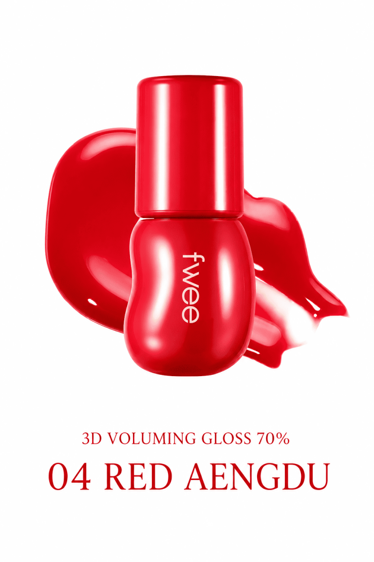 Fwee 3D Voluming Gloss 70% 04 Red Aengdu Dudak Parlatıcısı 5.3g