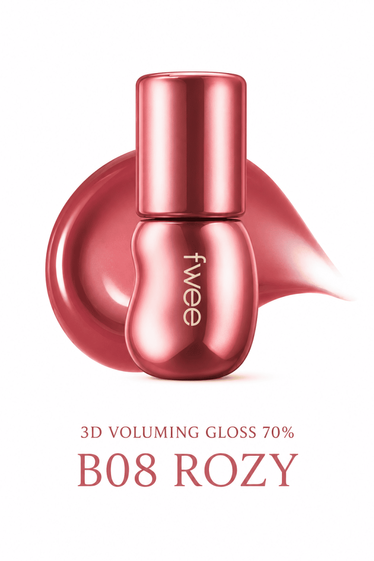 Fwee 3D Voluming Gloss 70% B08 Rozy Dudak Parlatıcısı 5.3g