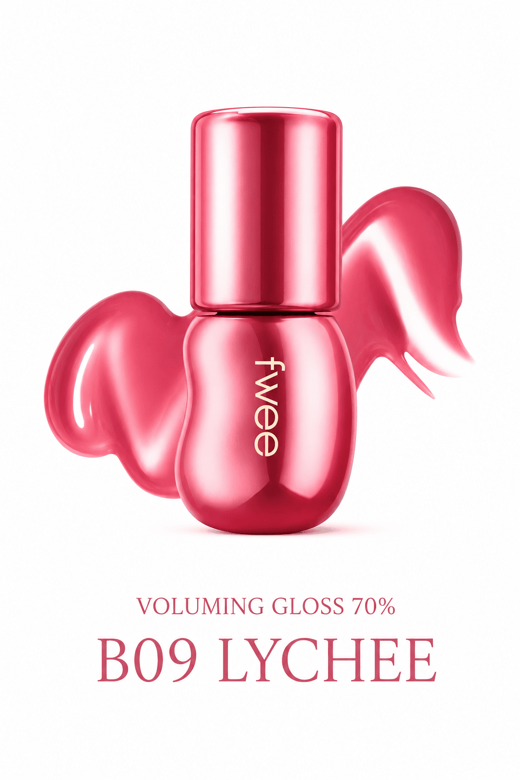 Fwee 3D Voluming Gloss 70% B09 Lychee Dudak Parlatıcısı Fwee 3D Voluming Gloss 70% B09 Lychee Dudak Parlatıcısı
